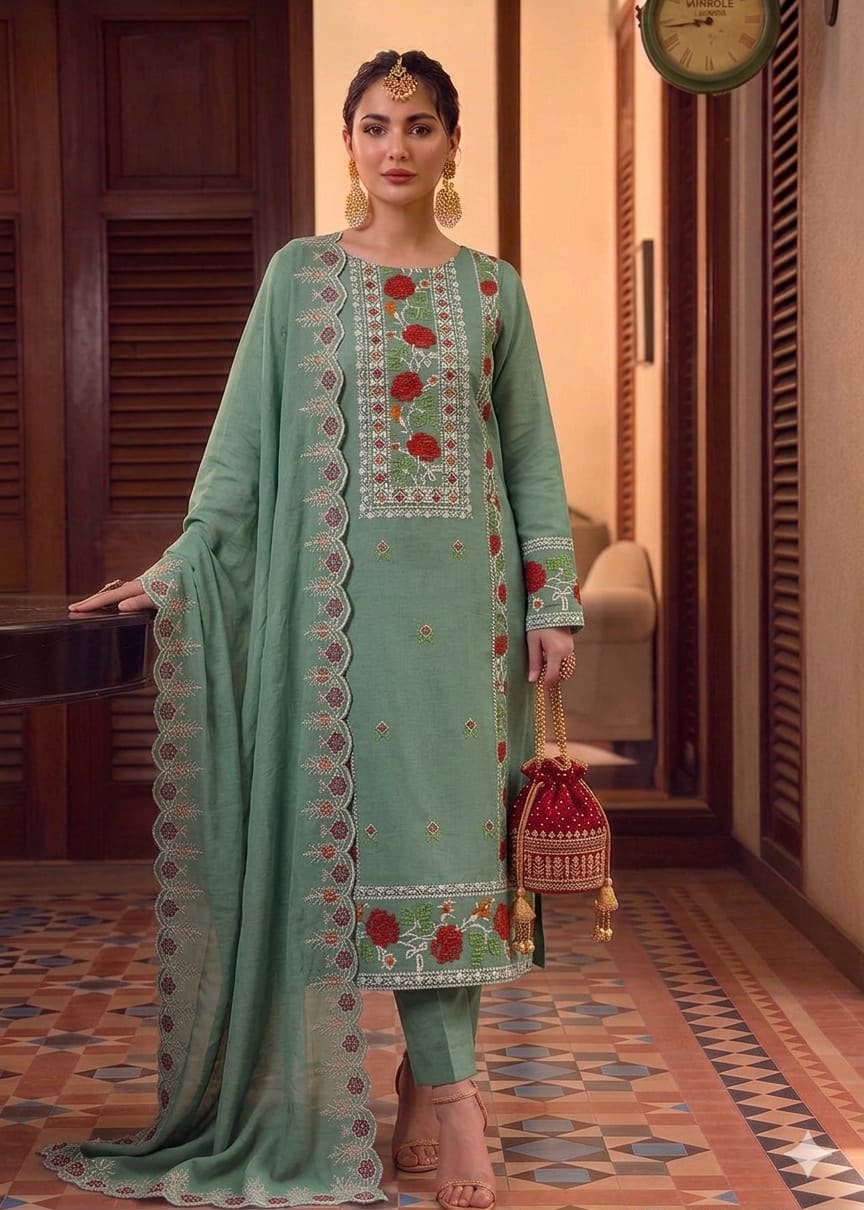 3PIECE Embroidered Summer Collection
