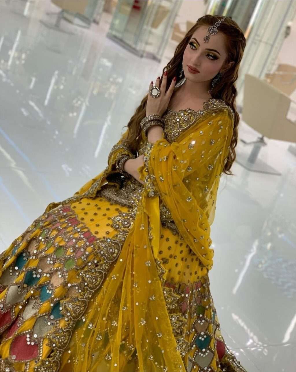 Kashee Designer Wedding & Mayo Edition Net Maxi - Hand-Embellished Masterpiece