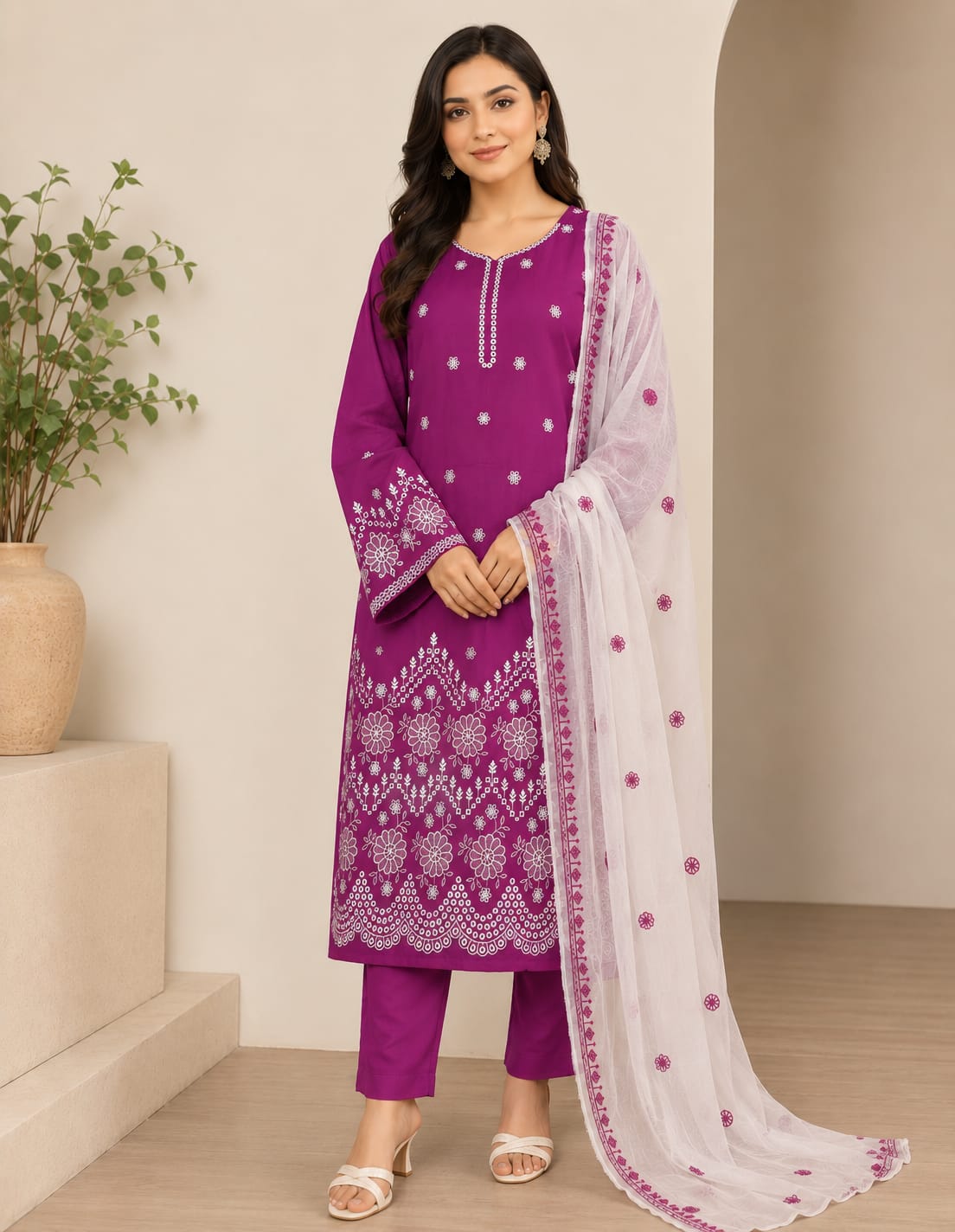 3PIECE Luxury Embroidered Collection