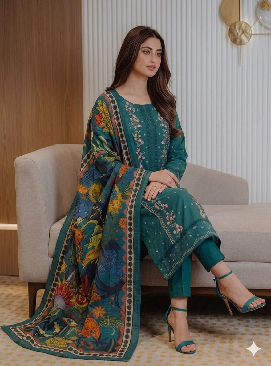 3PIECE Embroidered Summer Collection