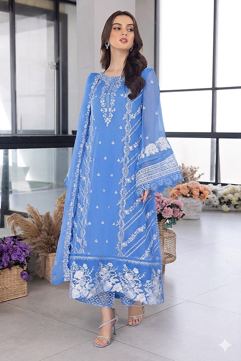 3PIECE Luxury Embroidered Collection