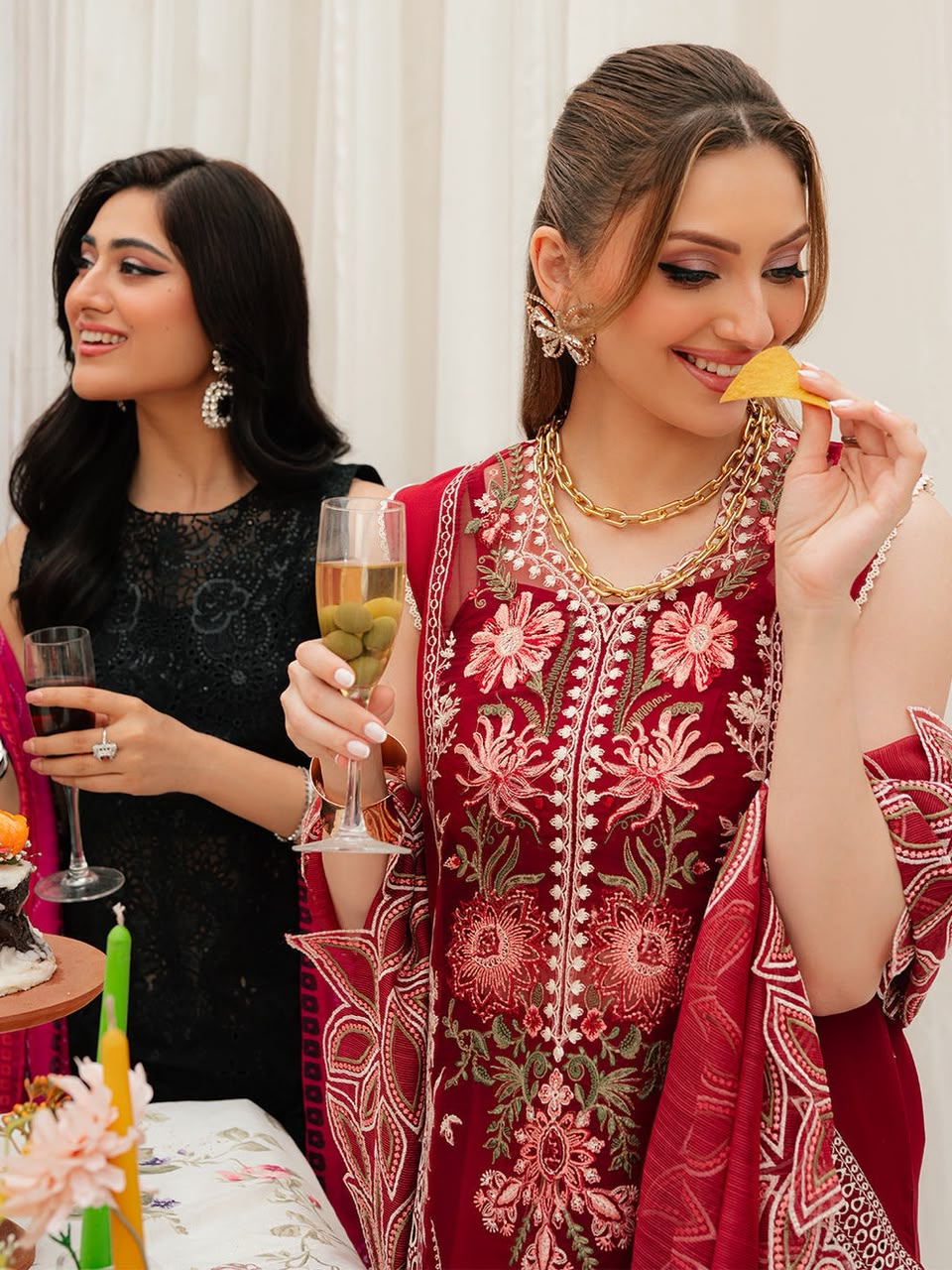 3PIECE Luxury Embroidered Chikenkari Collection