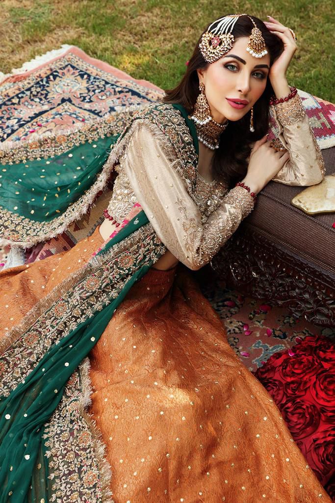 Ayesha Imran Bridal Maxi - Heavily Embroidered Luxury Long Frock