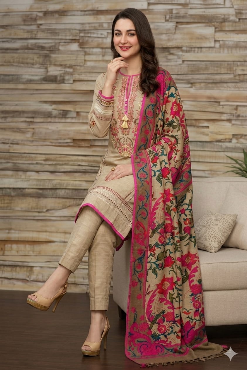 3PIECE Luxury Embroidered Collection