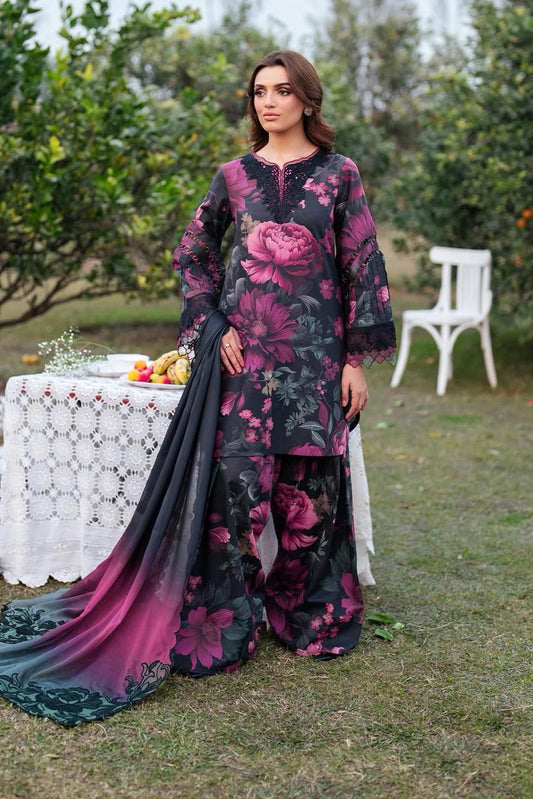 3PIECE Embroidered Summer Suit