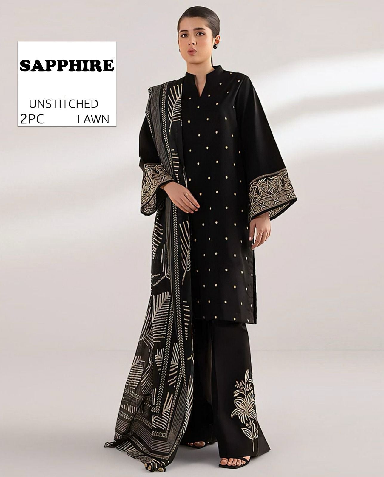 2PC Summer Collection Lawn Suit