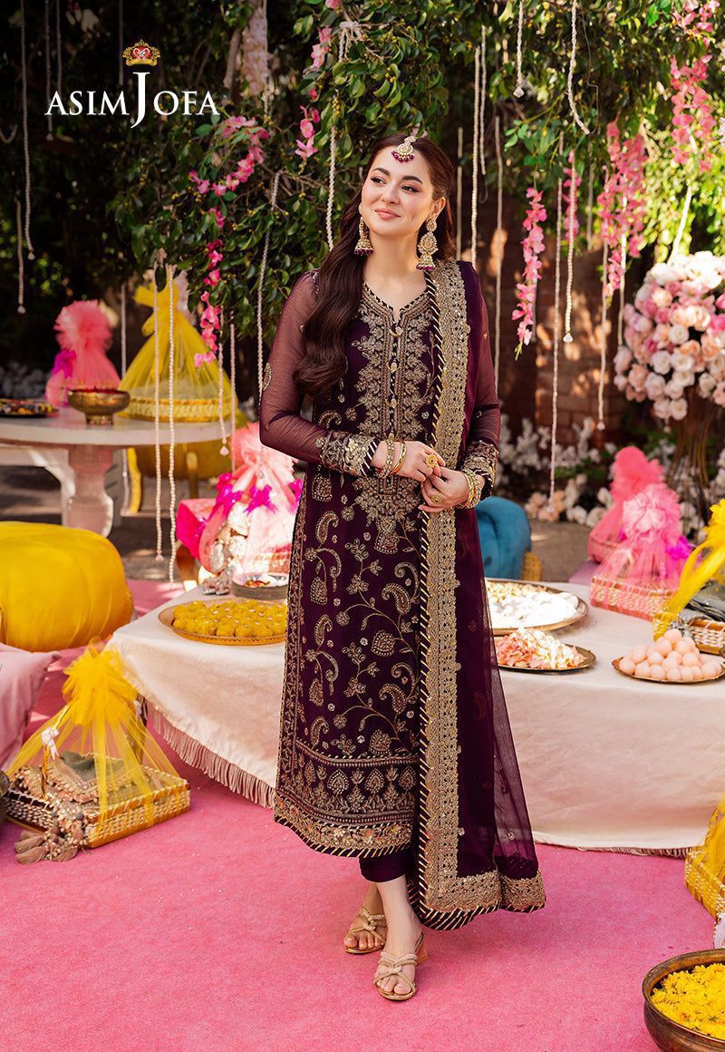 3PIECE Luxury Embroidered Chiffon Suit