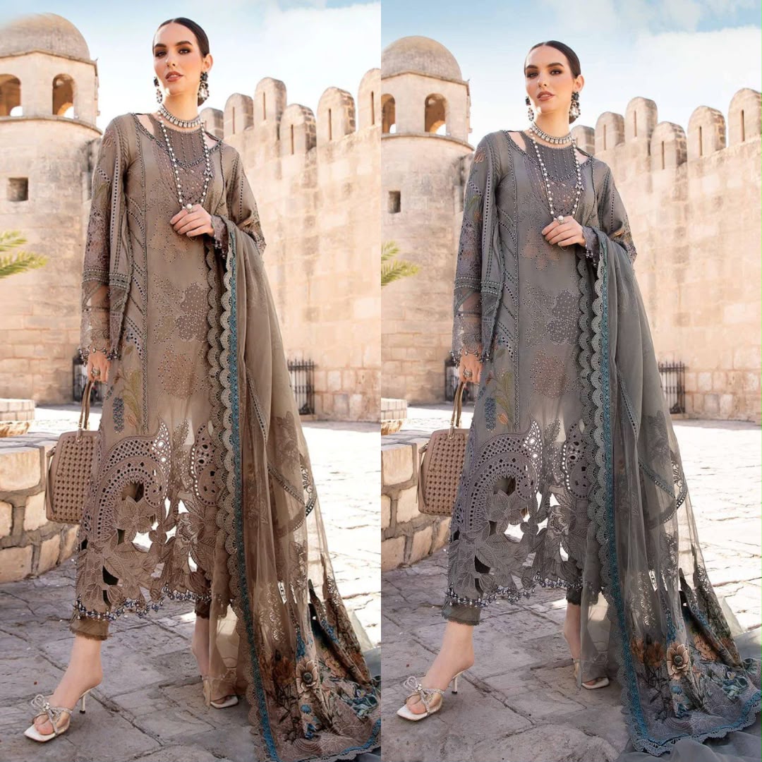 3PIECE Luxury Embroidered Collection