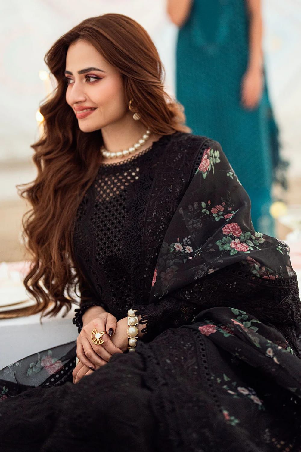 3 Piece Embroidered Summer Suit