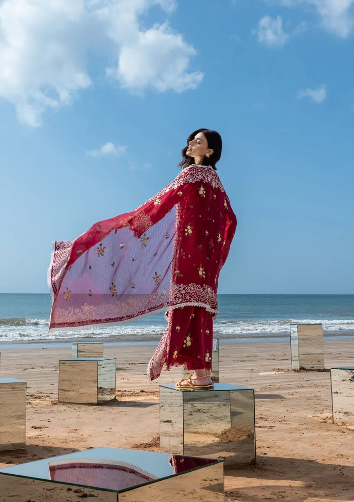 3PIECE Luxury Embroidered Chikenkari Collection