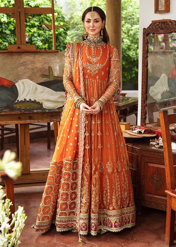 3PIECE Luxury Embroidered Net Maxi With Heavy Embroidered Handmade it Dupatta