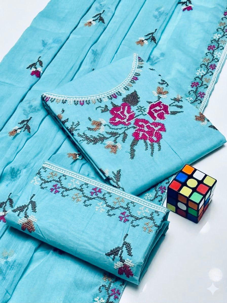 3PIECE Embroidered Summer Collection