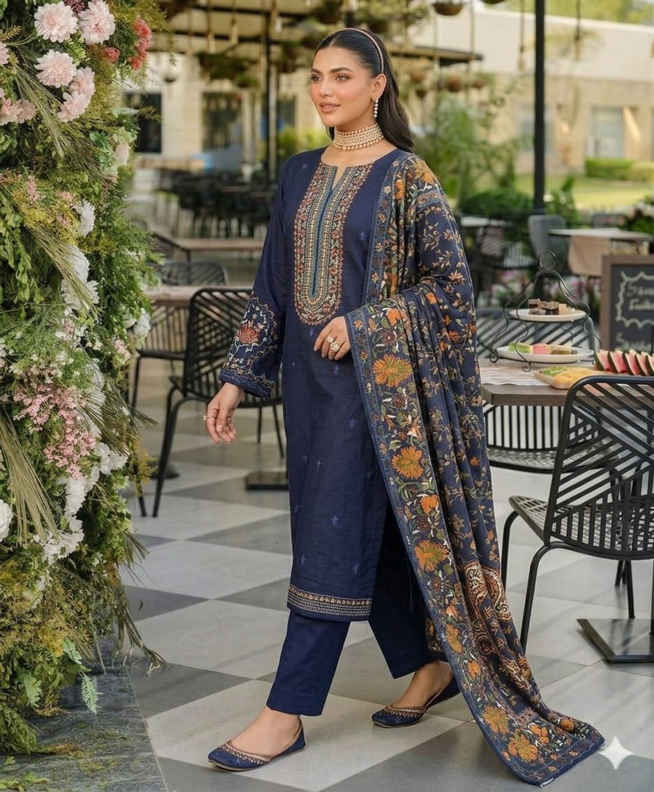 3PIECE Embroidered Summer Collection