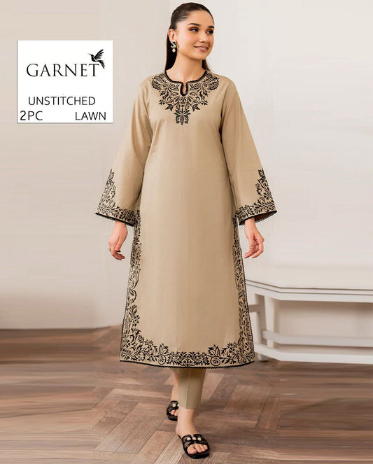 2Pc Summer Collection Lawn Suit