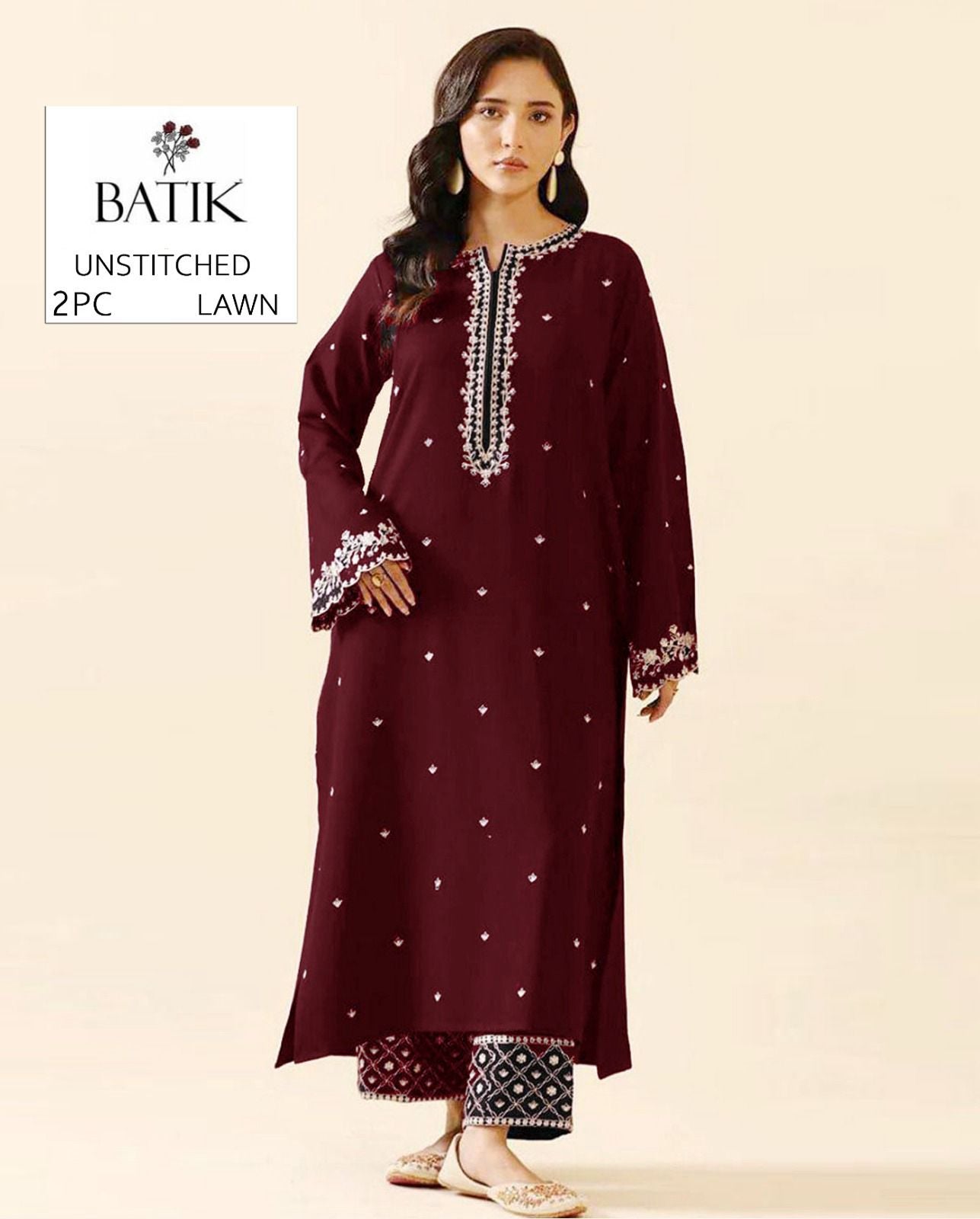 2PC Summer Collection Lawn Suit