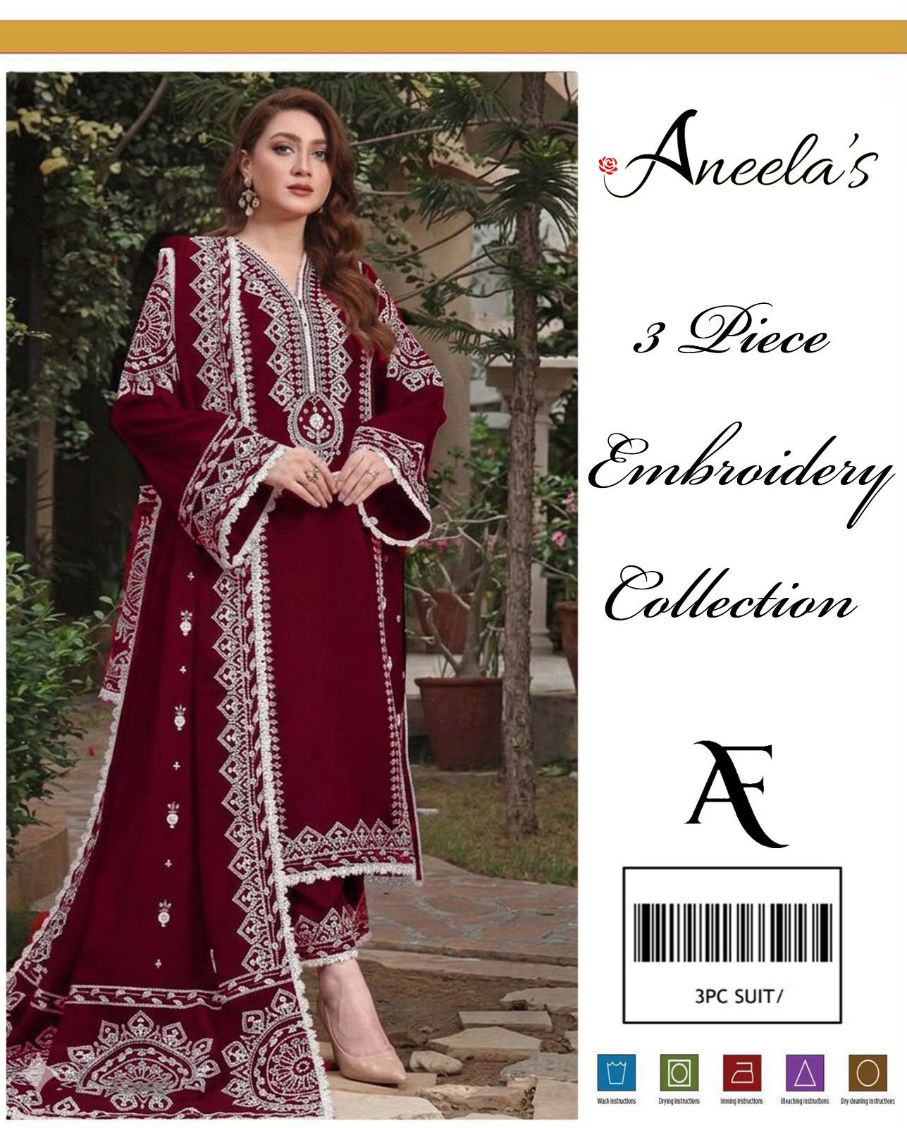 3PIECE Embroidered Summer Collection