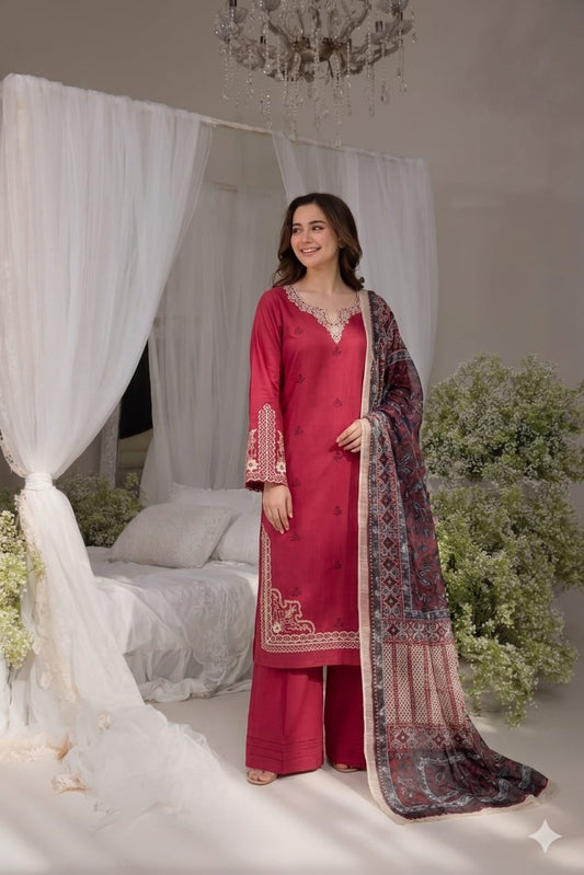 3PIECE Embroidered Summer Collection
