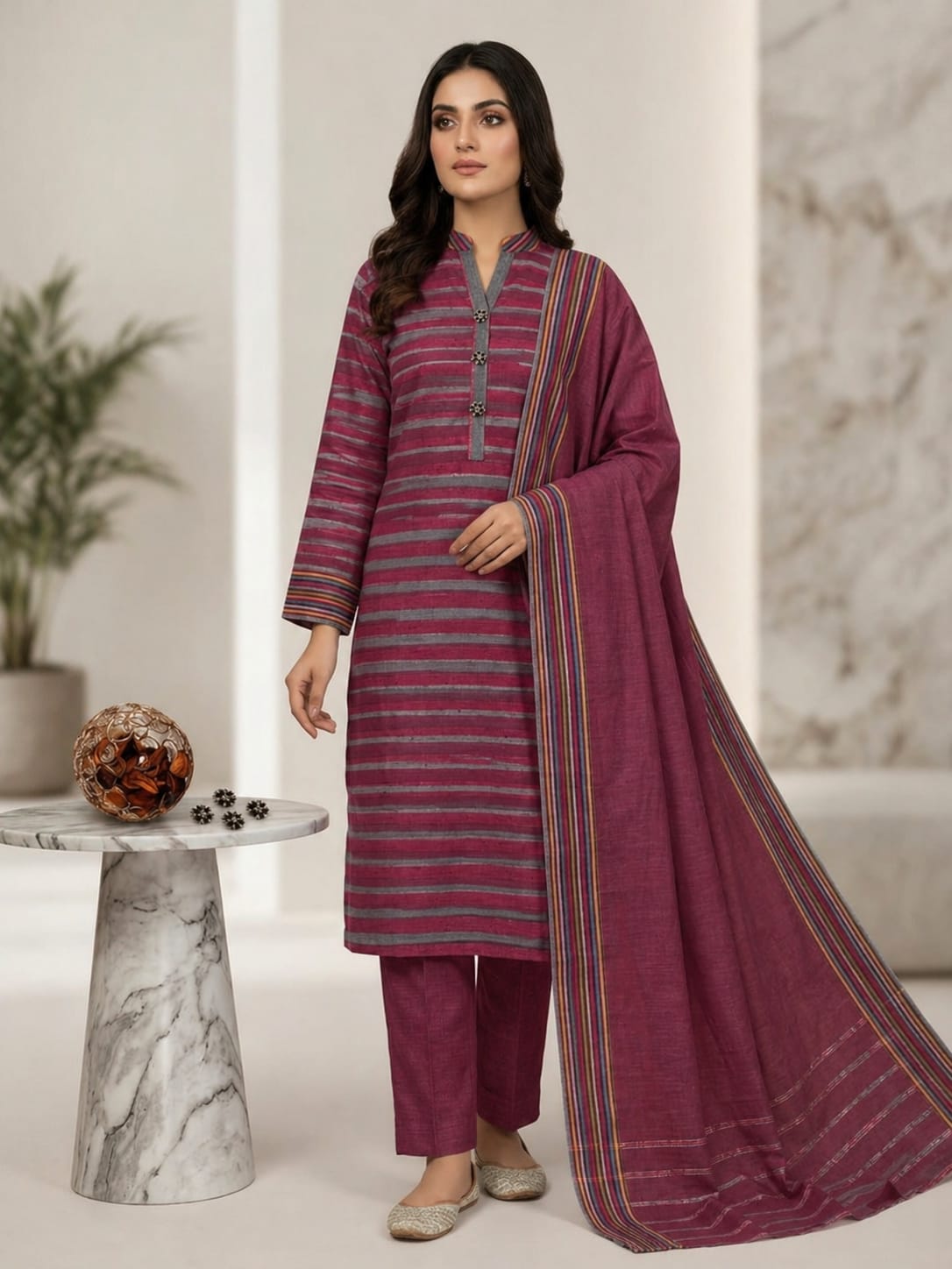 3PIECE Multani Khaddi Soft Lawn Collection