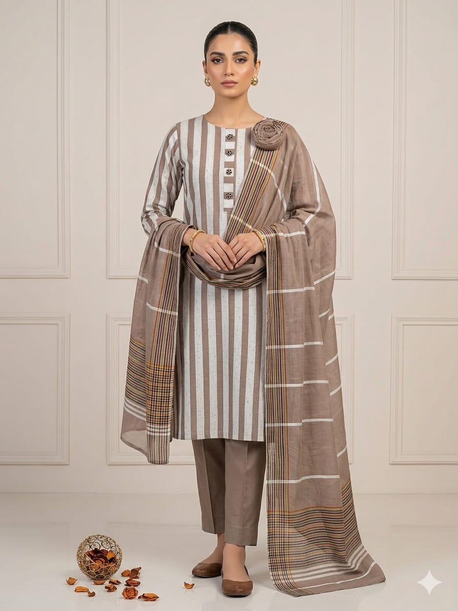 3PIECE Multani Khaddi Soft Lawn Collection