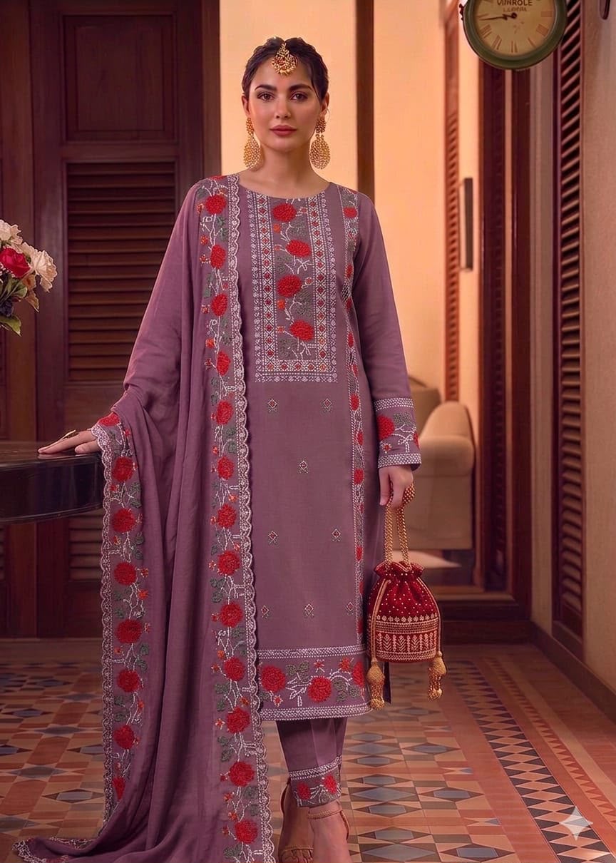 3PIECE Embroidered Summer Collection