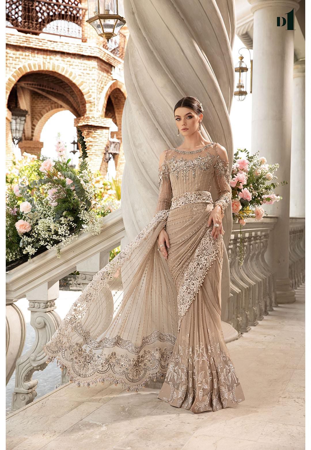 Party wear Net Saree Exclusive Fancy Collection with Heavy Embroidered Cutwork and Tussels