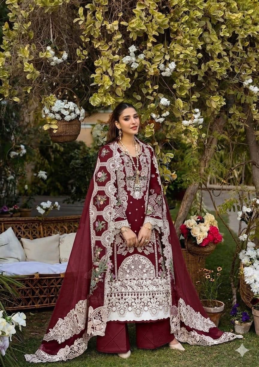 3PIECE Luxury Embroidered Chikenkari Collection