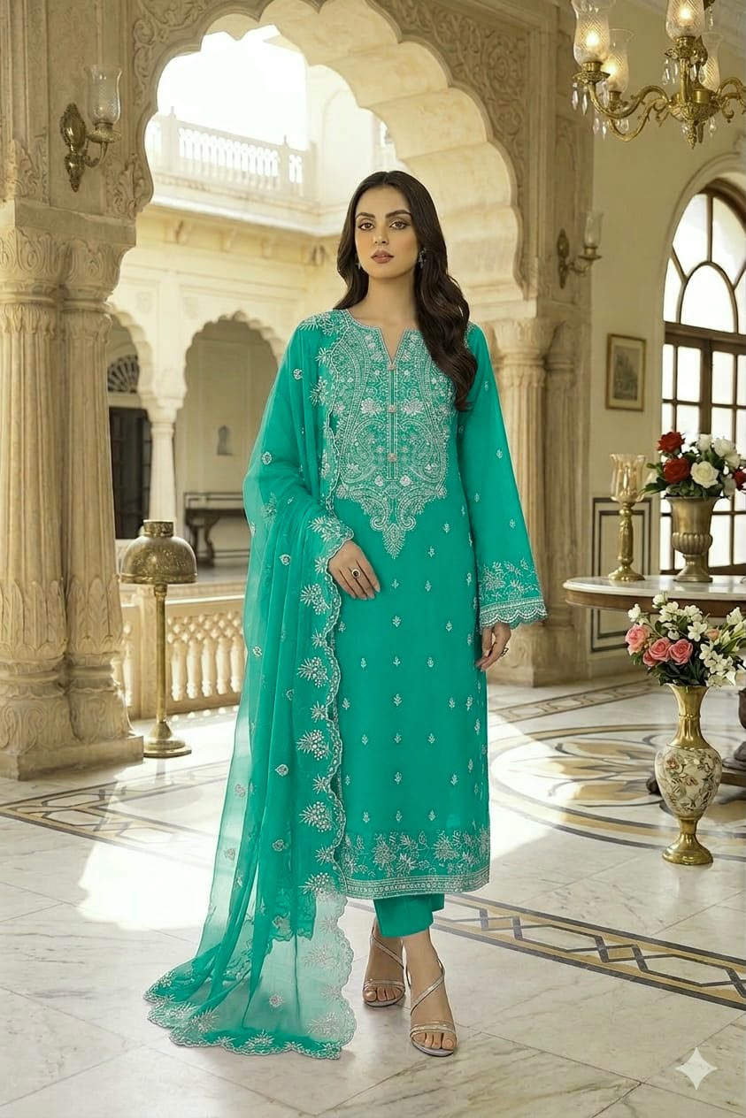 3PIECE Embroidered Summer Collection