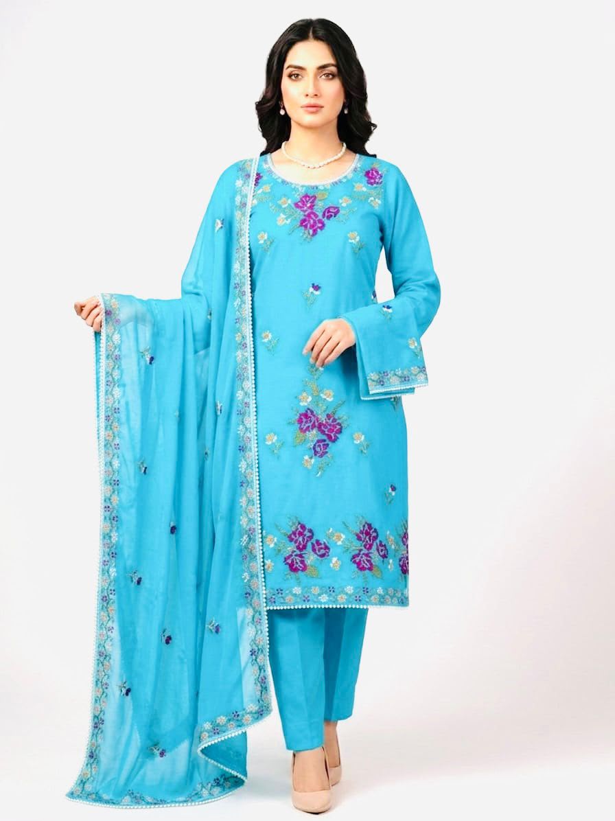 3PIECE Embroidered Summer Collection