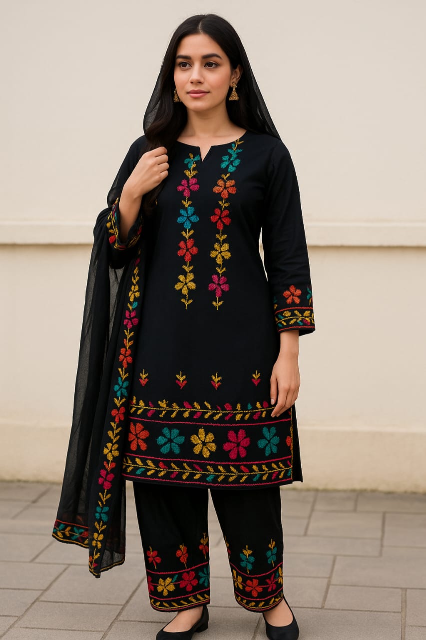 3PIECE Embroidered Summer Collection