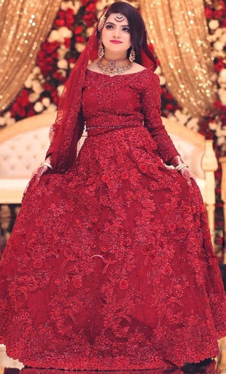 3PIECE Luxury Embroidered Net Gown