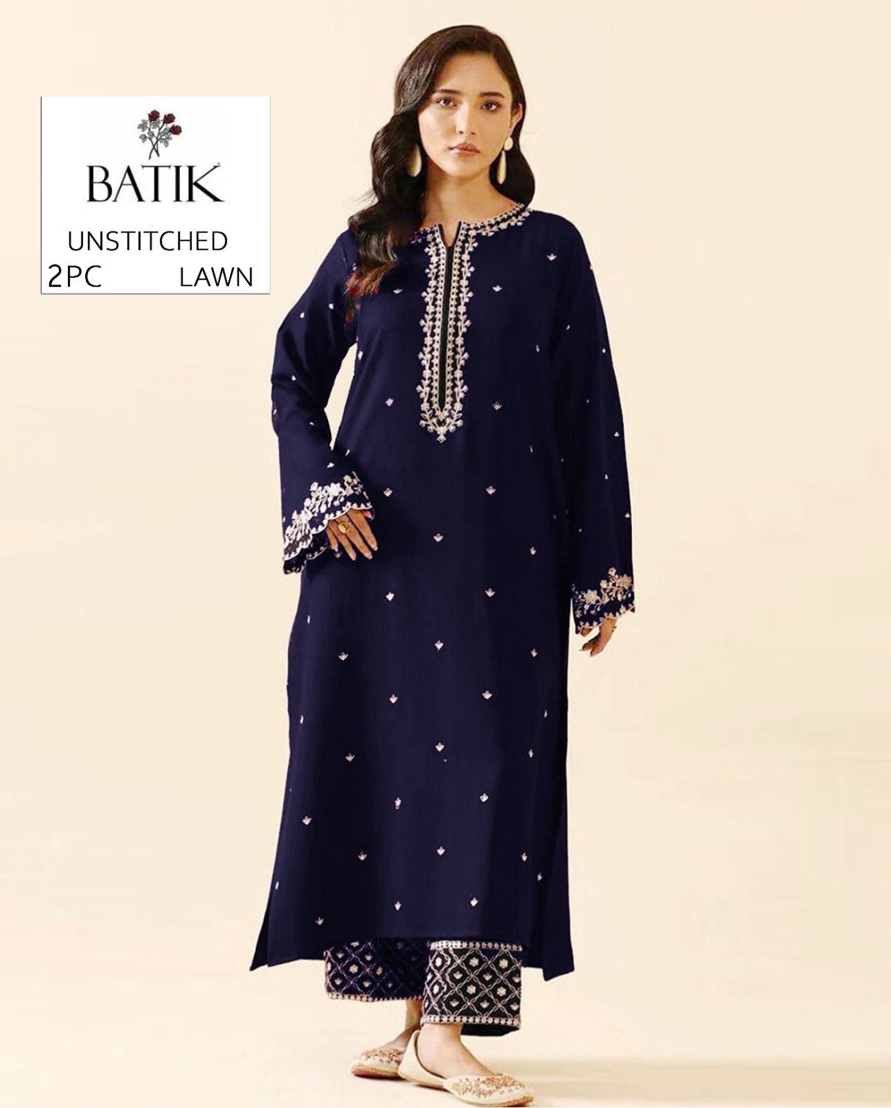 2PC Summer Collection Lawn Suit