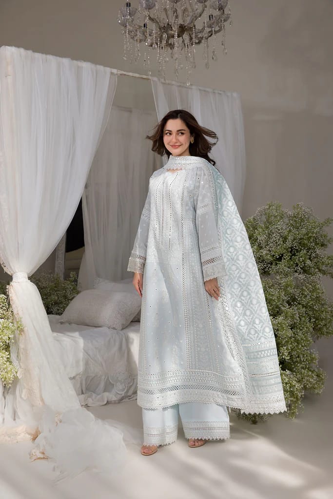 3PIECE Luxury Embroidered Chikenkari Collection
