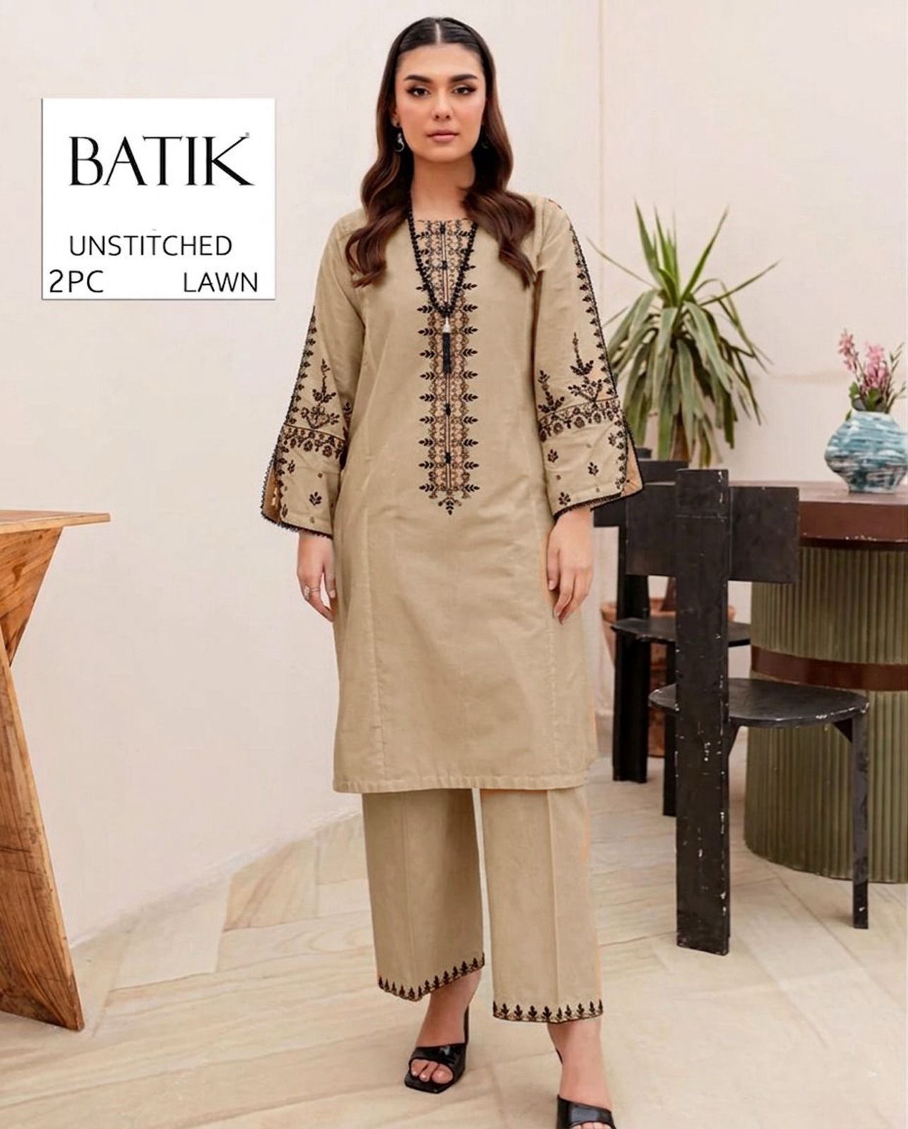 2PC Summer Collection Lawn Suit