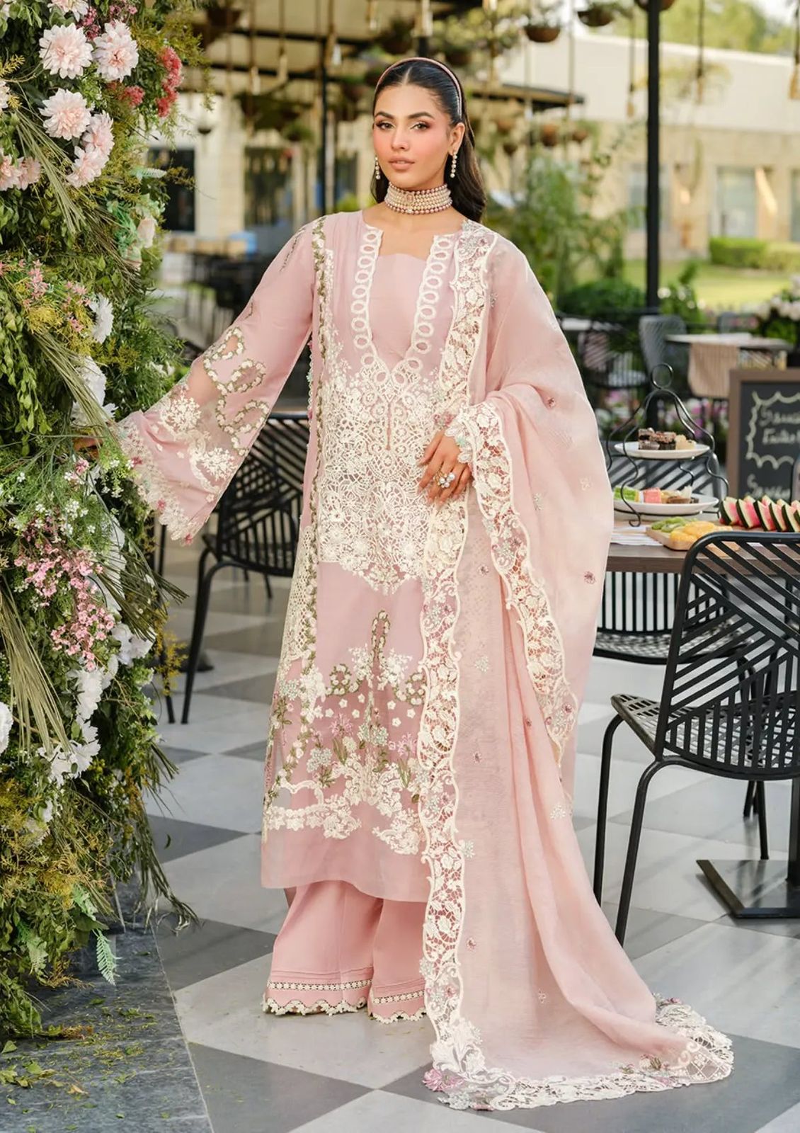 3PIECE Luxury Embroidered Chikenkari Collection