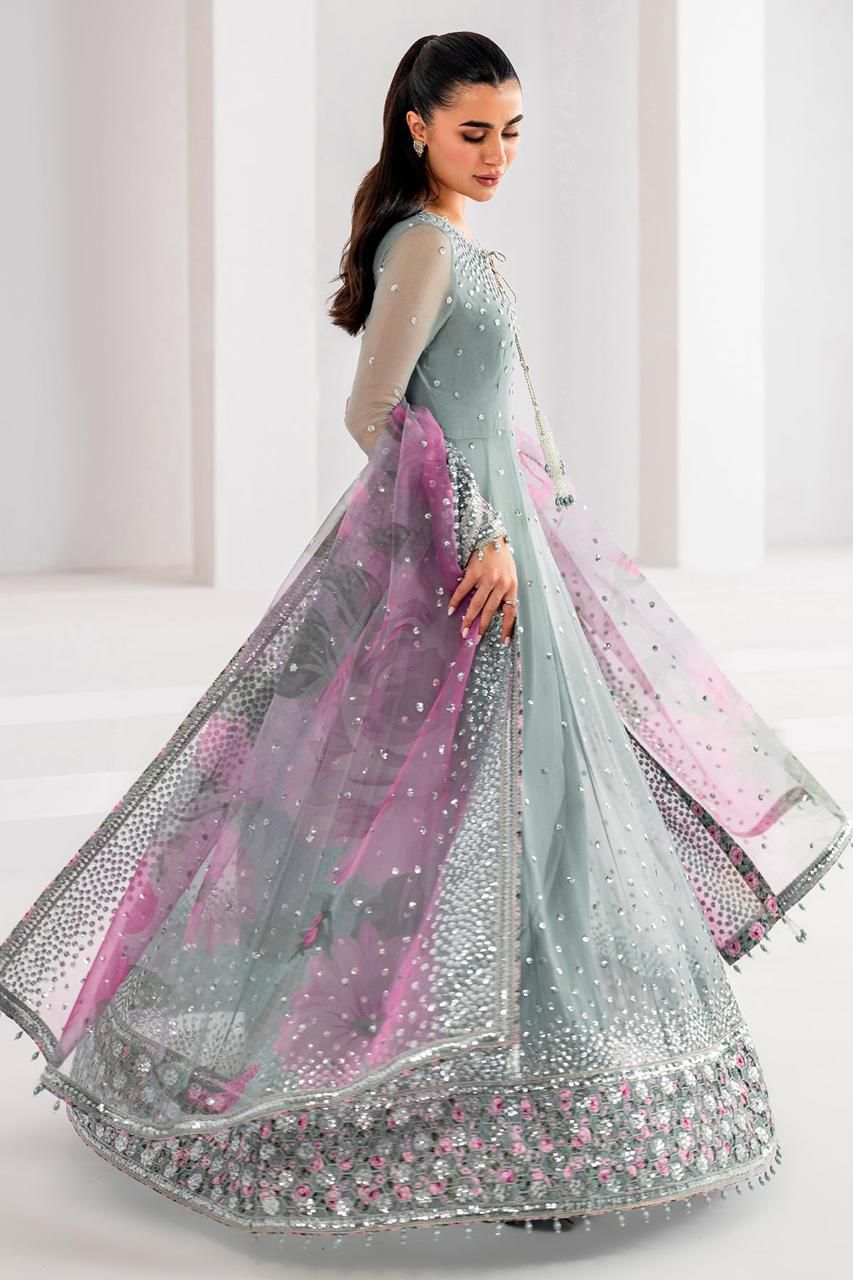 3PIECE Luxury Embroidered Maxi dress