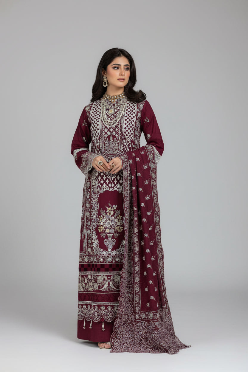 3PIECE Luxury Embroidered Collection