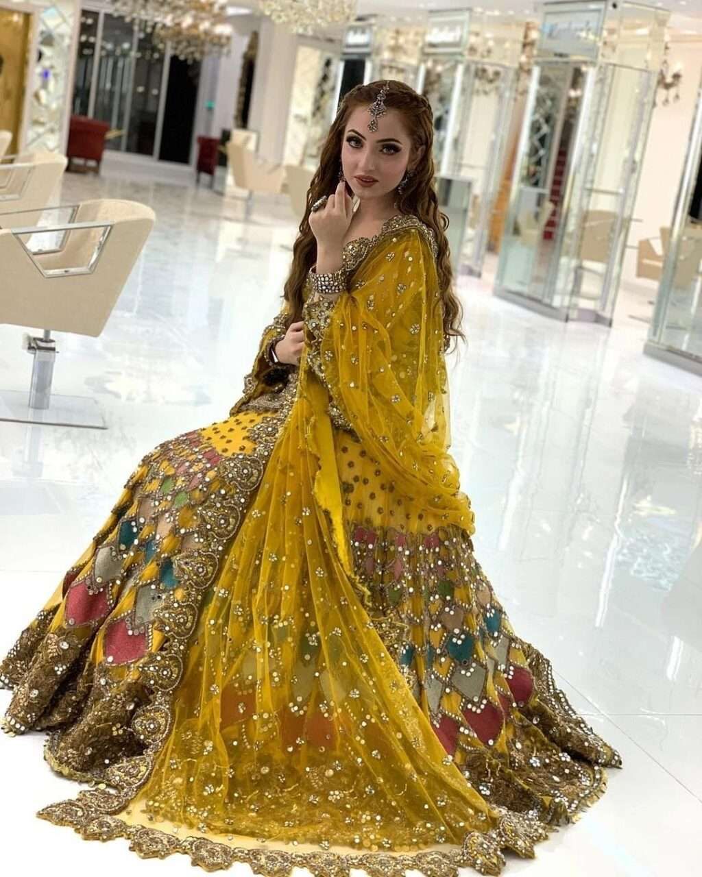 Kashee Designer Wedding & Mayo Edition Net Maxi - Hand-Embellished Masterpiece