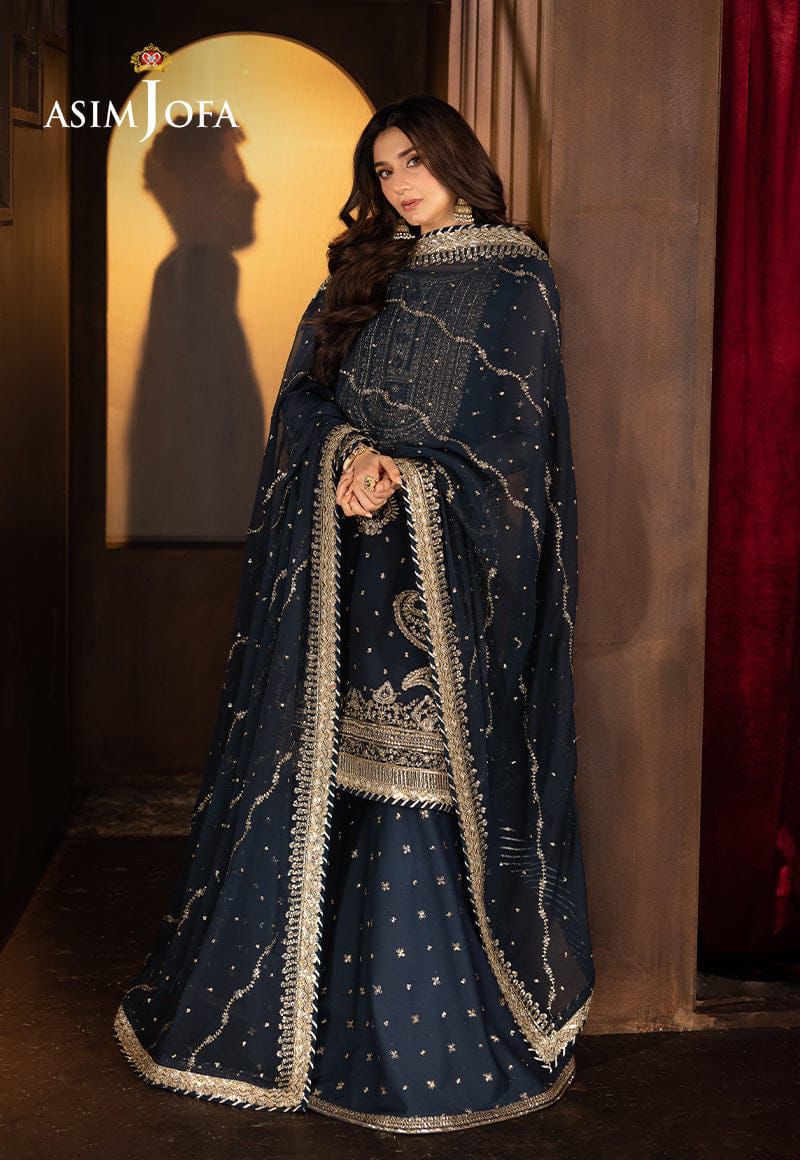 3PIECE Luxury Embroidered Collection With Chiffon Embroidered Dupatta