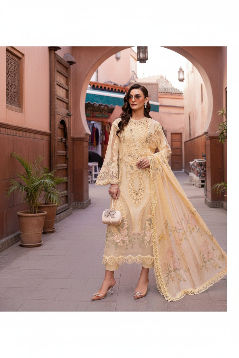 3PIECE Luxury Embroidered Collection