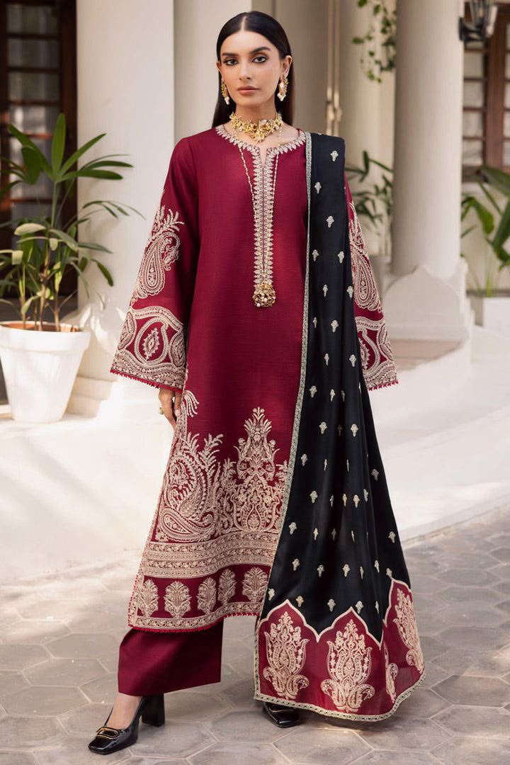 Aneelas Premium Lawn 3PC Suit - Heavy Embroidered Formal Ensemble
