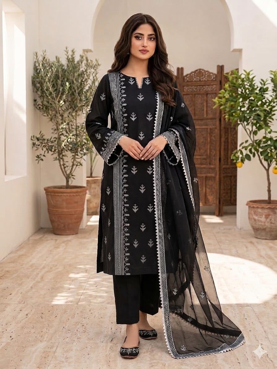 3PIECE Luxury Embroidered Collection