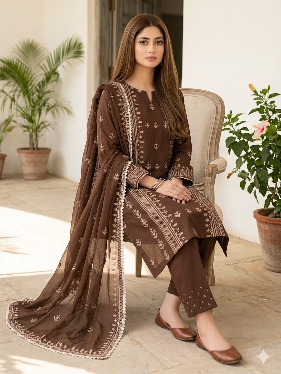 3PIECE Luxury Embroidered Collection