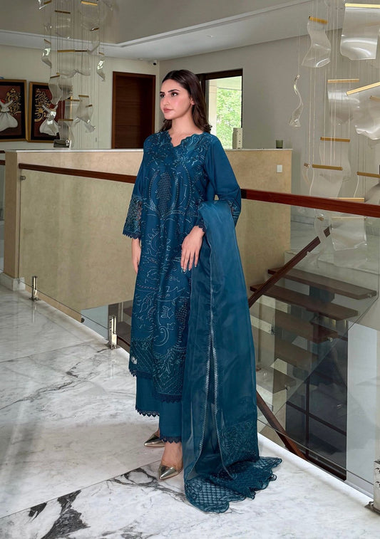 3PIECE Luxury Embroidered Chikenkari Collection