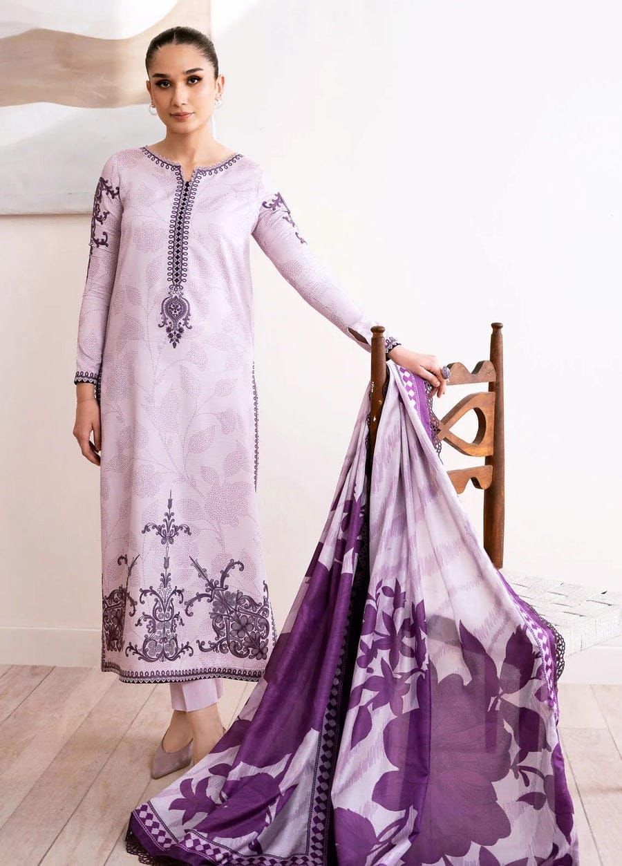3Piece Embroidered Summer Collection Suit
