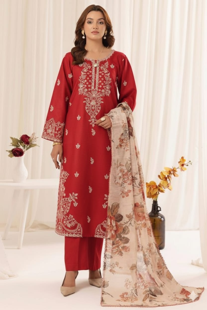 3PIECE Luxury Embroidered Collection