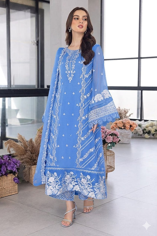 3PIECE Luxury Embroidered Summer Collection