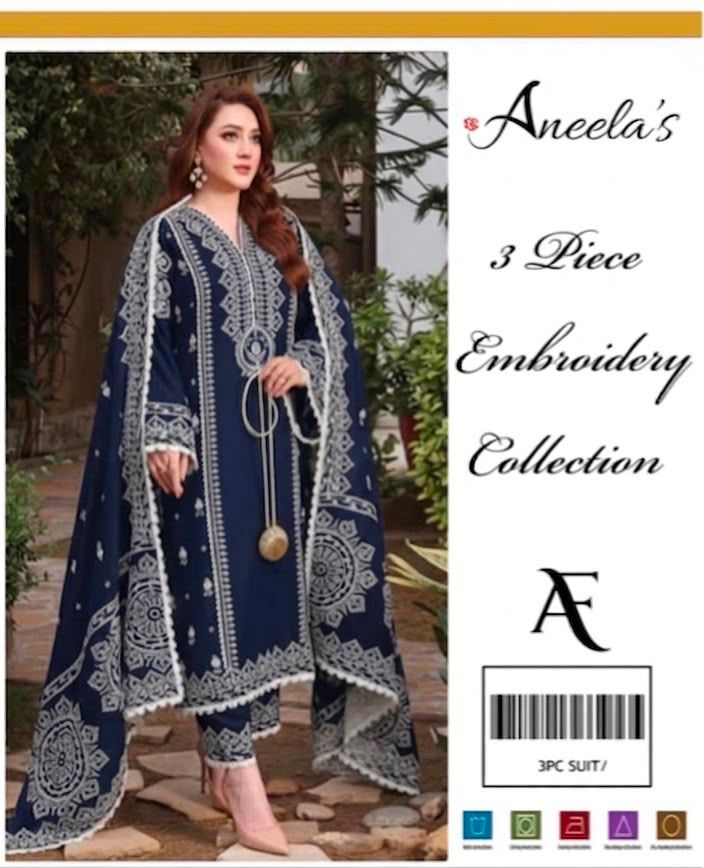 3PIECE Embroidered Summer Collection