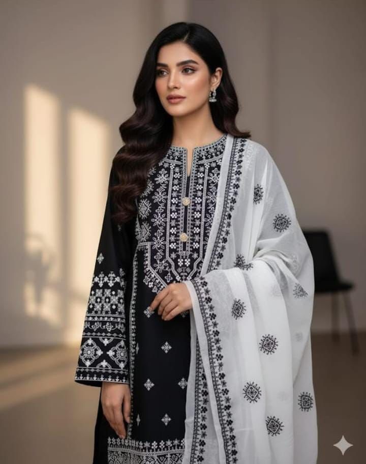 3PIECE Embroidered Summer Collection