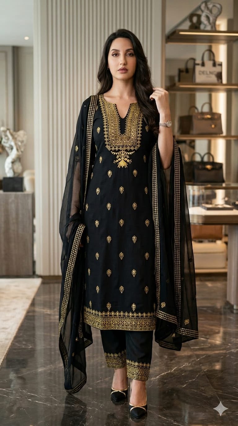 3PIECE Embroidered Sequence Summer Collection