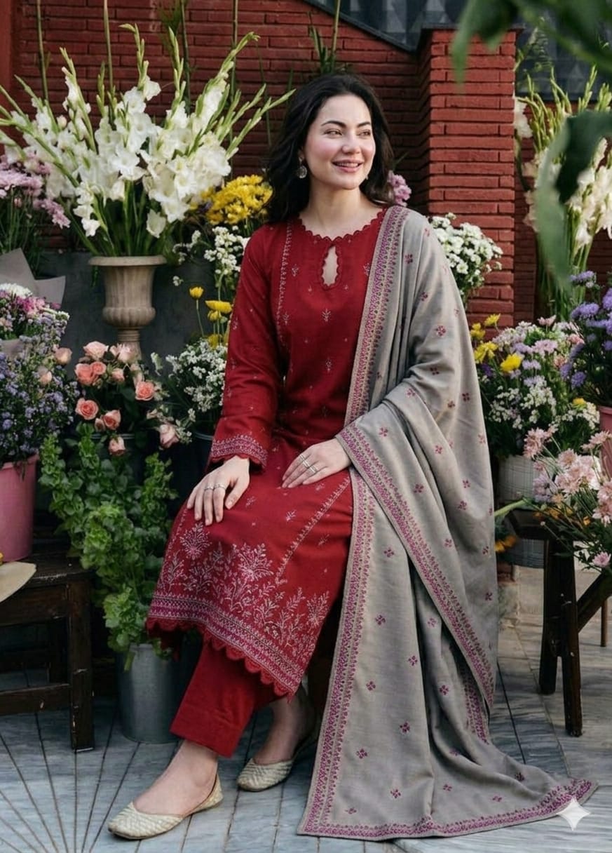 3PIECE Luxury Embroidered Collection
